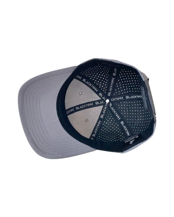 BlacktipH PVC Grey Performance Snapback Hat Online Hot Sale