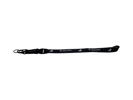 BlacktipH Black Lanyard with Crane clip Online Sale