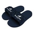 BlacktipH Navy Patterned Slides with EVA Midsole Fashion