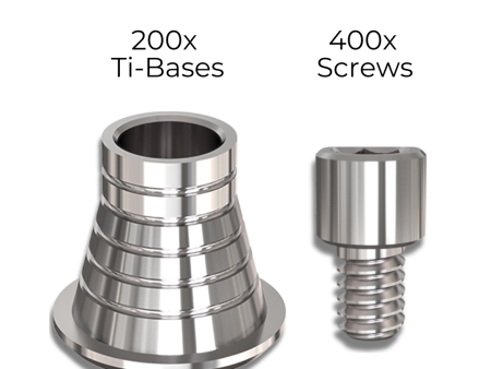 200 X Ti Base for Multi Unit for Internal Hex Bundle For Cheap